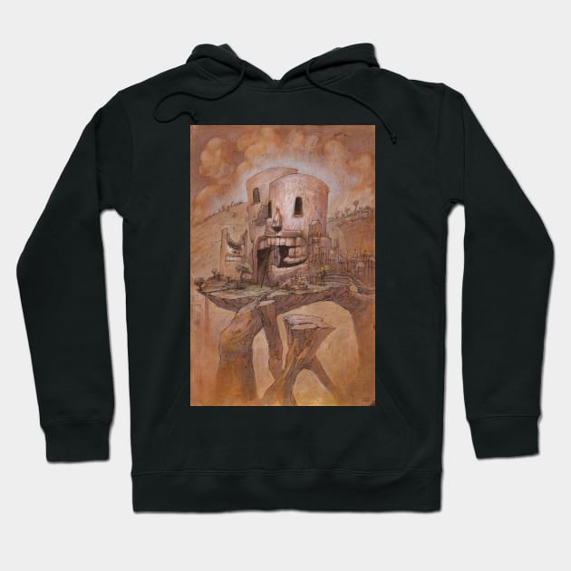 The Definite Holdout Hoodie by ethanharrisart